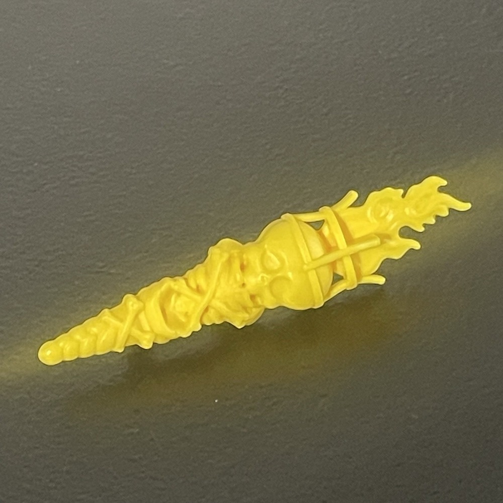 MONSTER HIGH DOLL ACCESSORIES FREAKY FUSION CATACOMBS YELLOW TORCH REPLACEMENT
